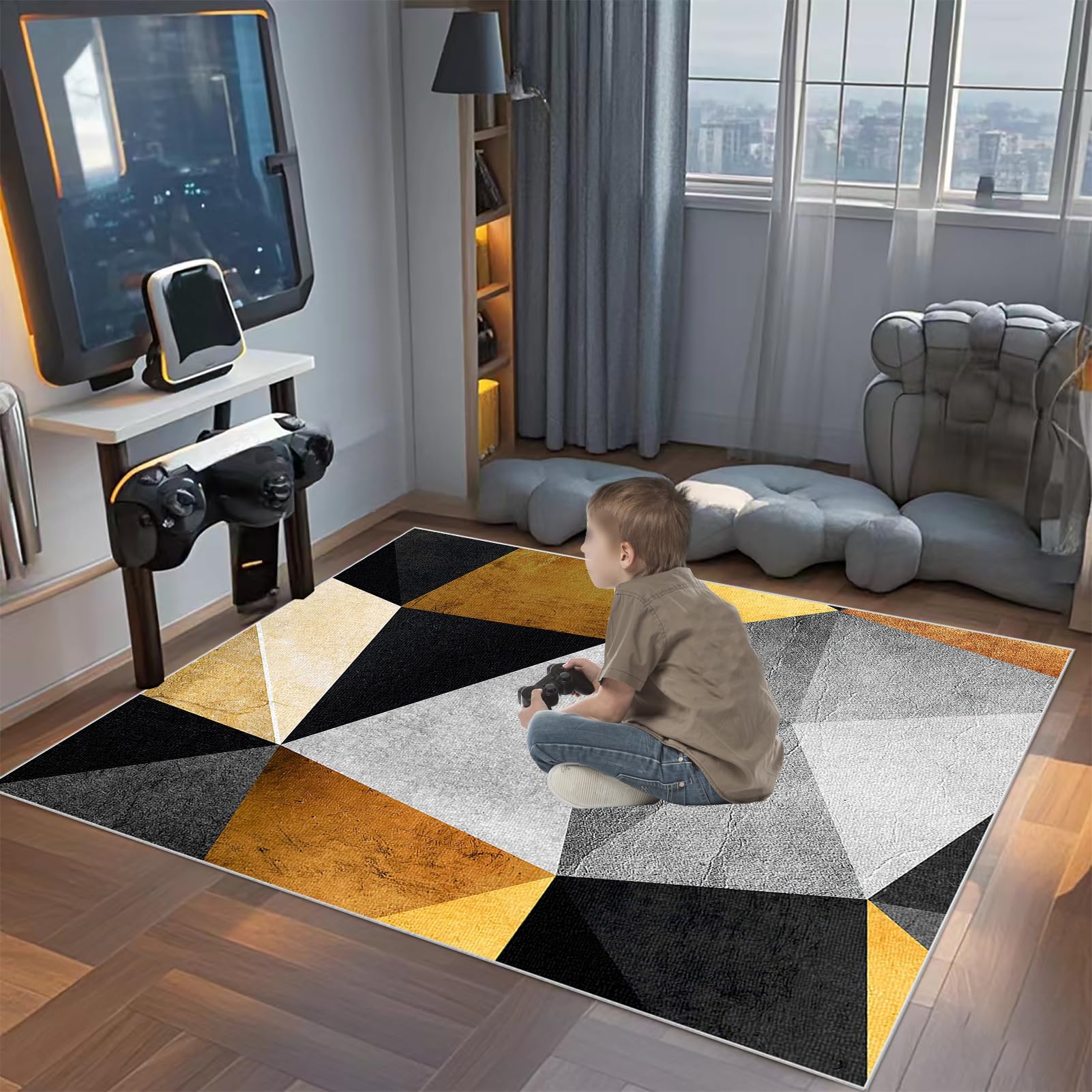 Tappeto Salvapavimento Tappeto Sedia Ufficio Antiscivolo Ufficio Protettore del Pavimento Tappeto per Sedia con Ruote Tappeto Sedia Gaming Pavimenti per Parquet e Pavimenti Duri 90 x 120 cm
