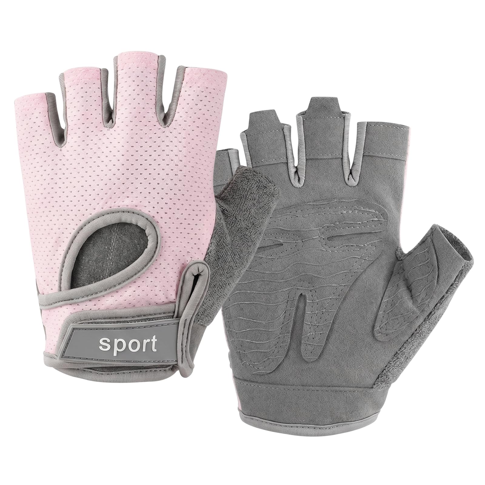 Gants de Cyclisme Homme Femme VTT Demi-Doigts Unisexe Mitaine Velo Gel Rembourré Antidérapant Respirants Absorbant Chocs Été MTB