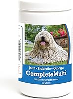 Vista 112 de Healthy Breeds Schnauzer miniatura todo en uno multivitamínico suave masticable 90