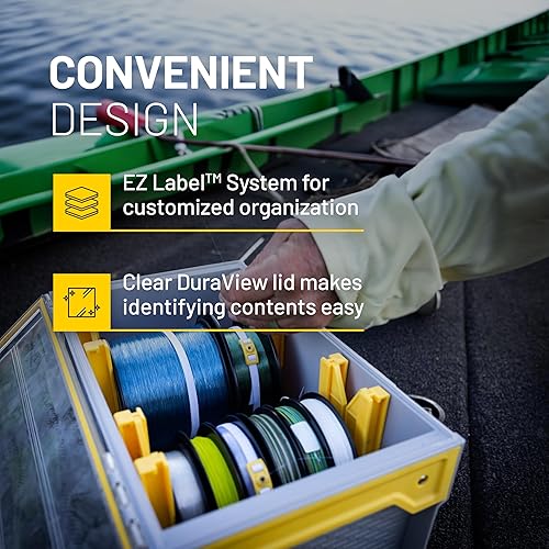 Miniatura 8 de Plano EDGE - Caja de utilidad para aparejos de terminales de alta calidad, transparente y amarillo, almacenamiento resistente al óxido, organizador