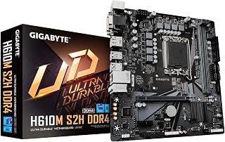 GIGABYTE H610M S2H DDR4 Micro ATX Motherboard for 12th Gen Intel Core