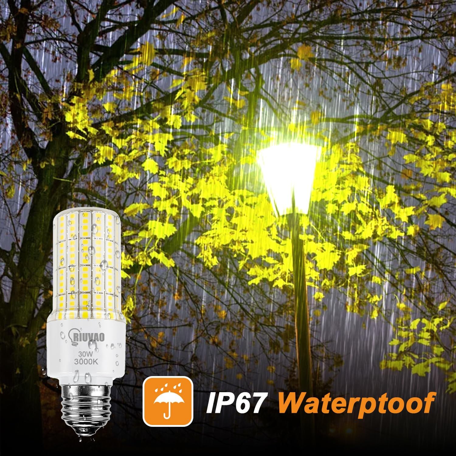 RIUVAO 30w led Bulb 3pcs