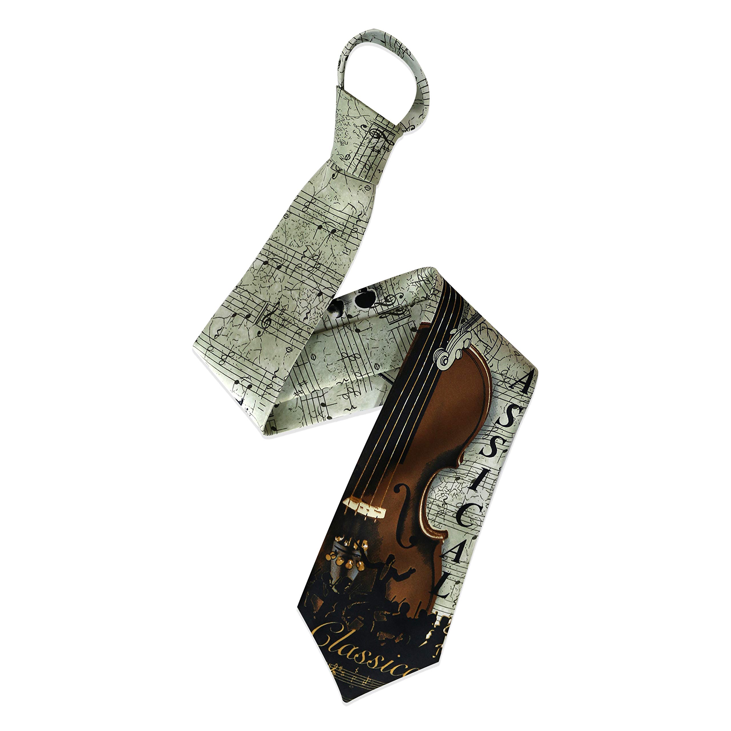 The Tie Company Men's 26 - Classical Music The Tie Co™ Printed Collection Wide Ties - Musical/Usa/Novelty (26 - Classical Music)