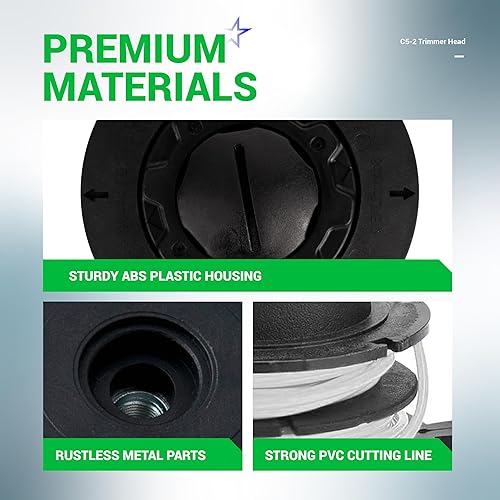 Miniatura 5 de BlueStars Cabezal recortador de malezas C5-2, compatible con Stihl FS38 FS40 FS45 FS46 FS45C FS50 FSE60 Weed Eater Head - Reemplaza 4006 710 2106,