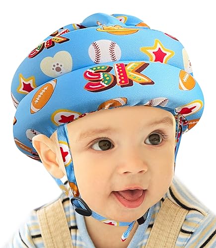 Simply Kids Casco de bebé para gatear caminar protector de cabeza de bebé sin golpes y cojín suave protector de cabeza de seguridad para bebés para