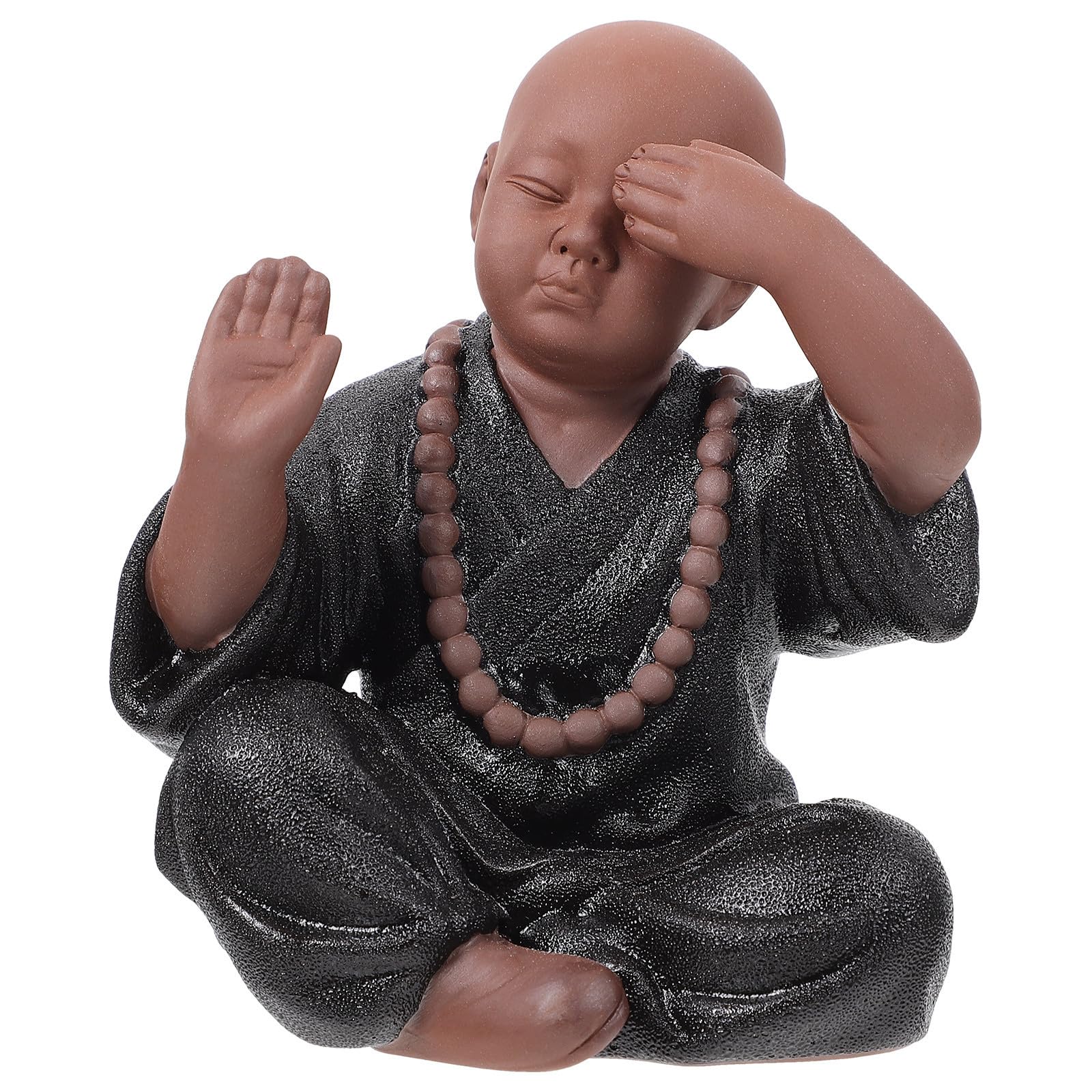 Ornement Bouddha miniature en céramique artisanale iplusmile pour intérieur raffiné