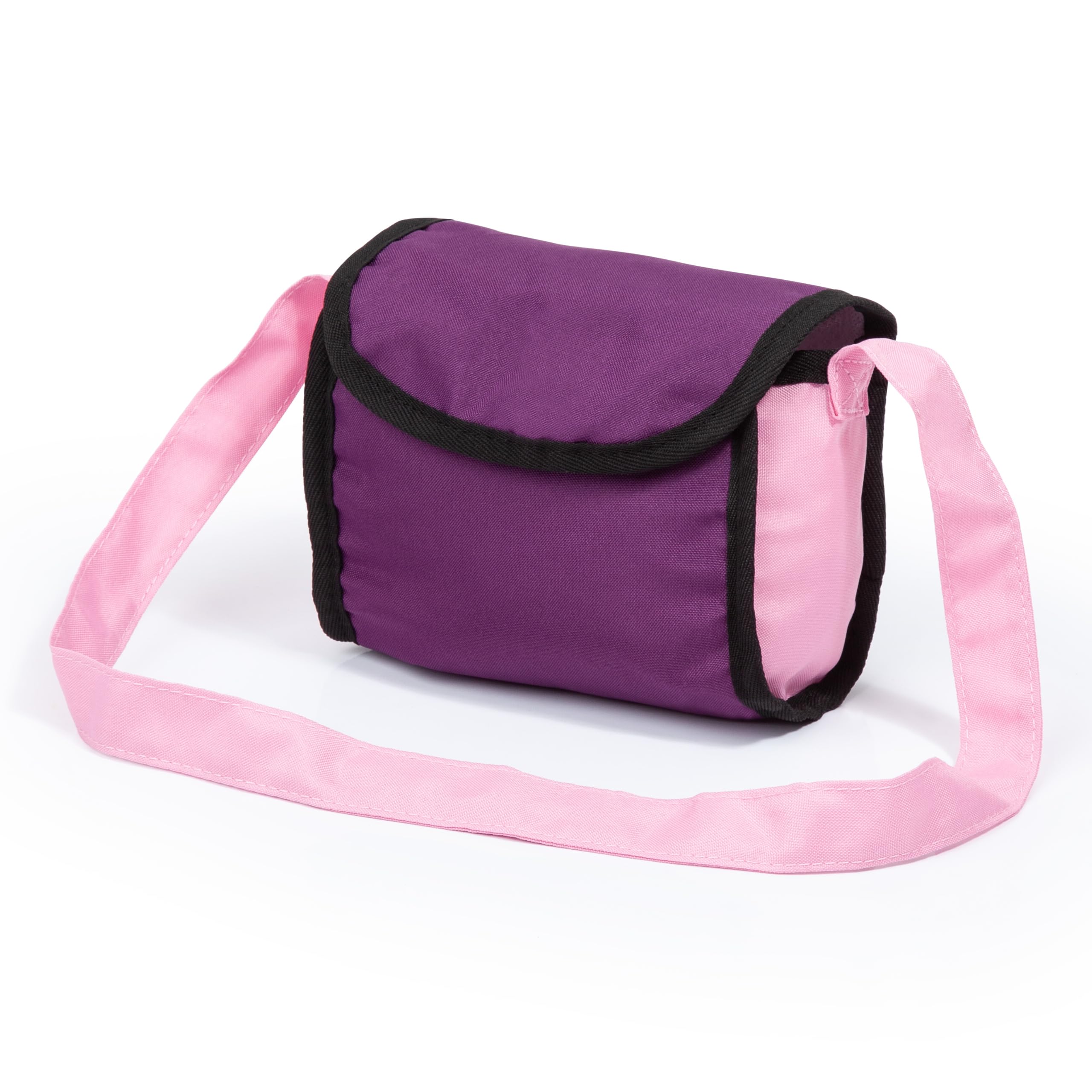 Bayer Design Cochecito de Muñecas Trendy, Bolsa, Ajustable, Plegable | rosa con mariposa