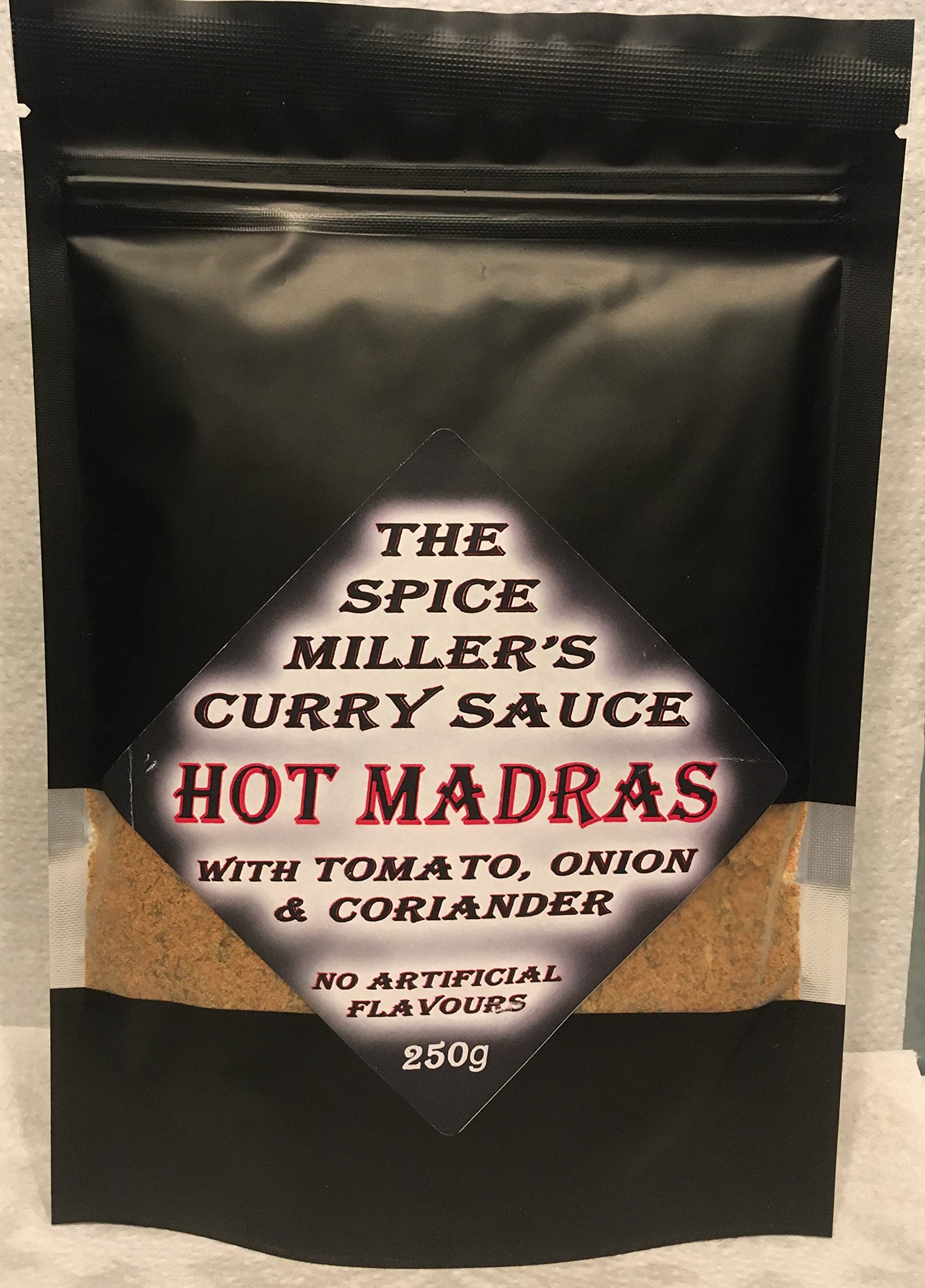 The Spice Miller's Curry, Hot Madras with Tomato, Onion & Coriander (Hot Madras)