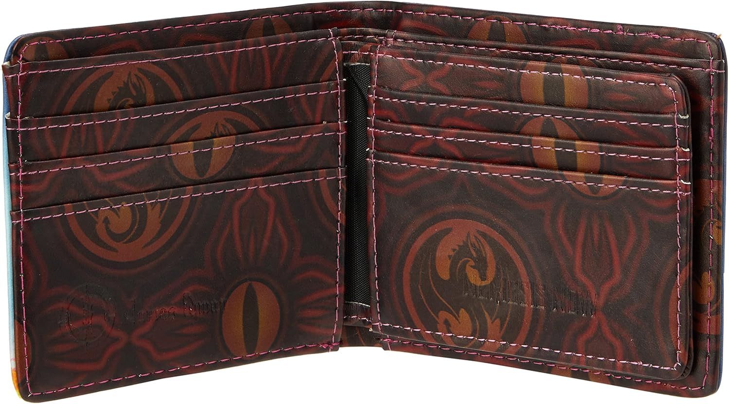 Nemesis Now Fire from The Sky James Ryman Wallet 10cm Blue, PU