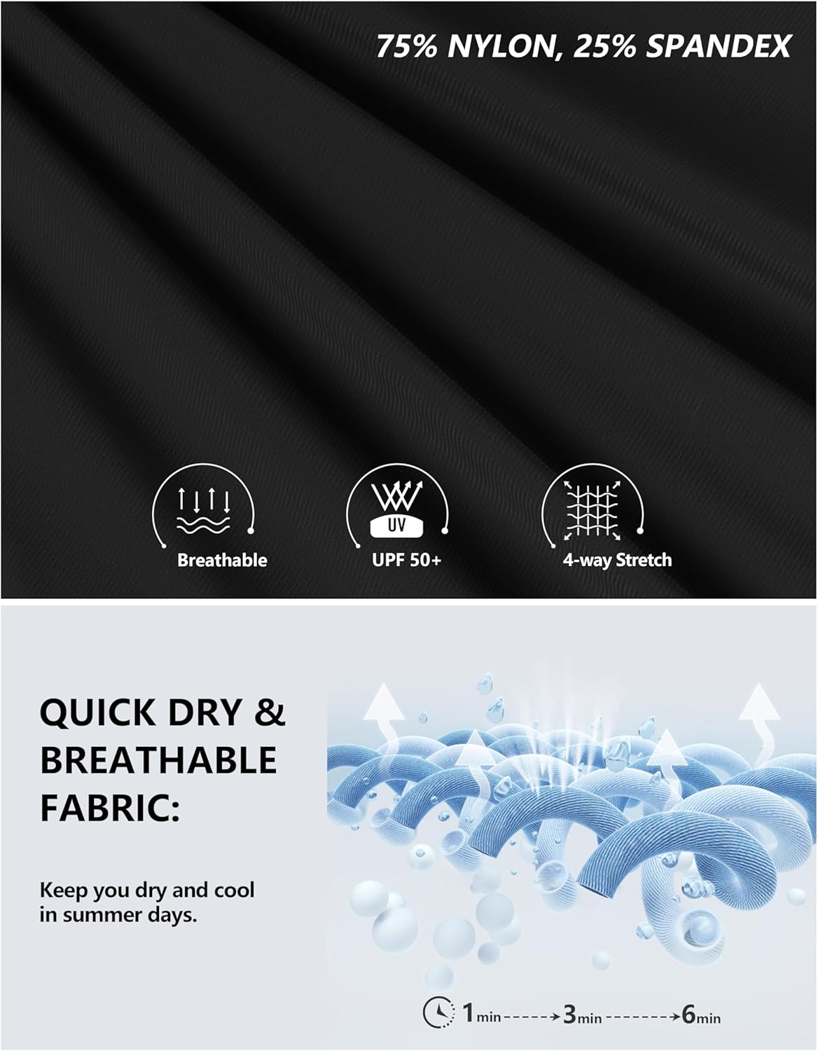 G Gradual Women's 5" High Waisted Swim Board Shorts Quick Dry UPF 50+ Swimming Beach Shorts for Women with Liner Pockets - Image 7