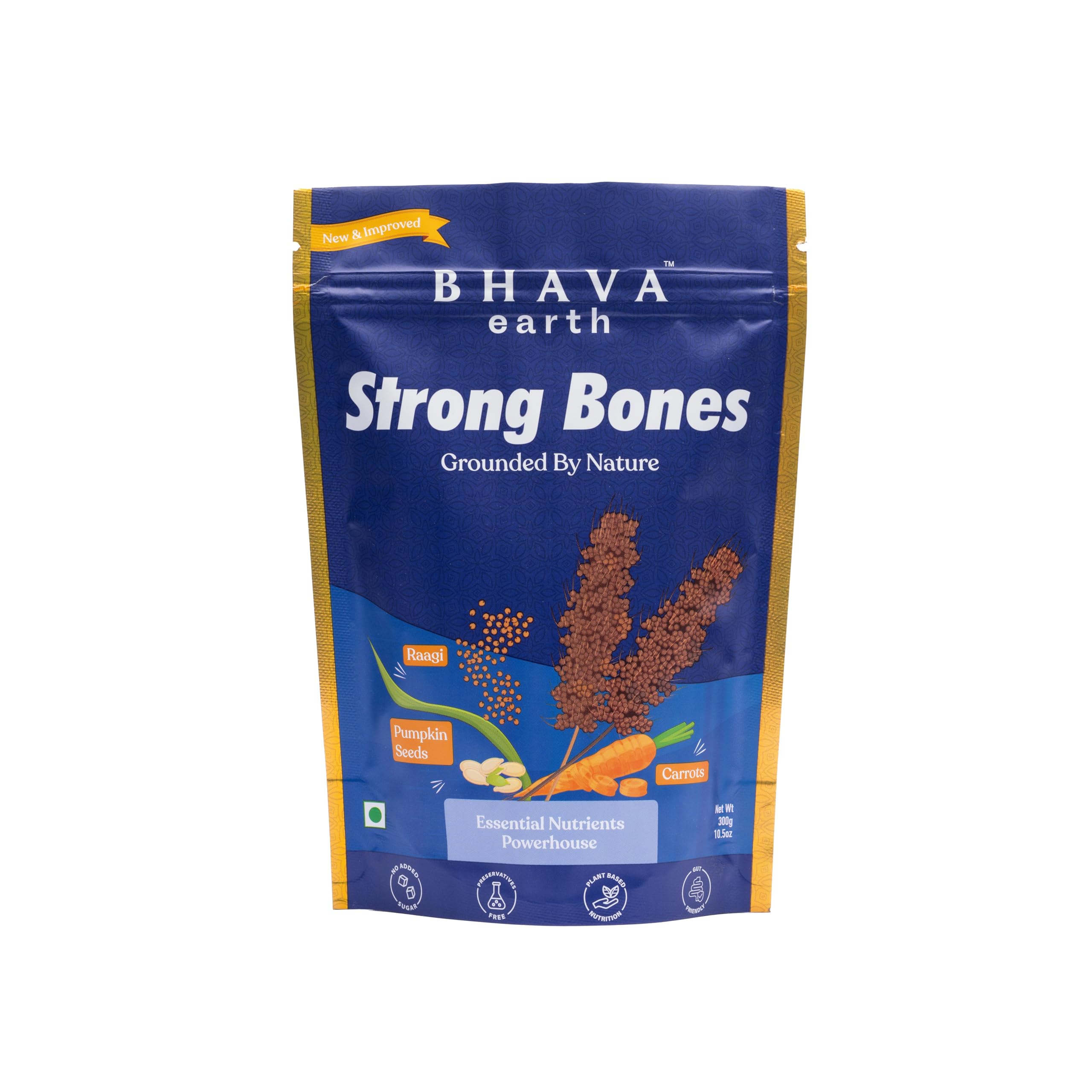 BhavaEarth Strong Bones | Calcium & Phosphorus Supplement | Kids & Women | No Added Sugar | 300g-picture-10