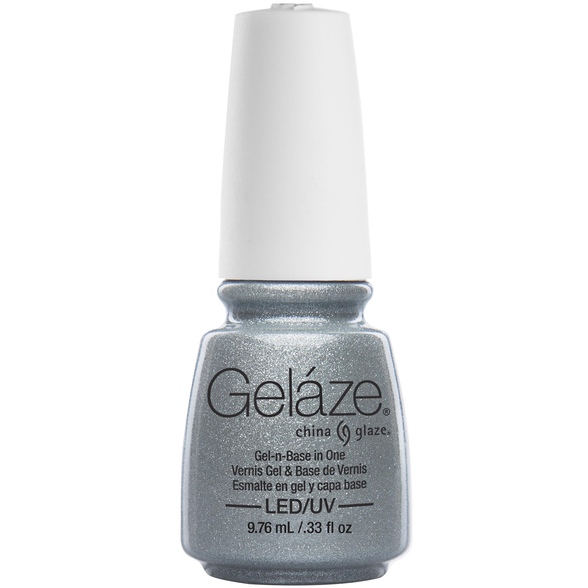 China Glaze Gelaze Gel-n-Base in One, Fairy Dust 9.76 ml