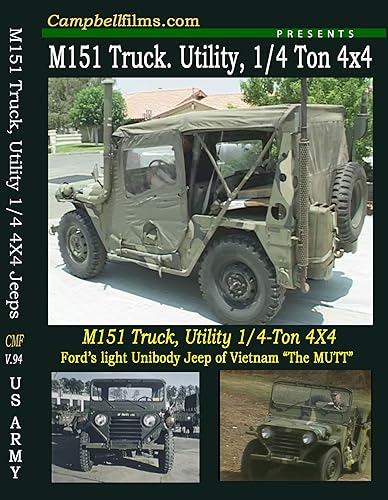M151 M151A2 M-151 Army Jeep Films Not MB GPW War old films DVD not GPW or MB