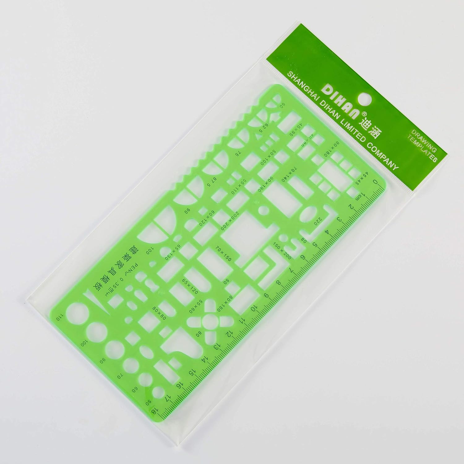 Amazon.com: DIHAN #J07 Architectural & furnitrue Drawing Template ...