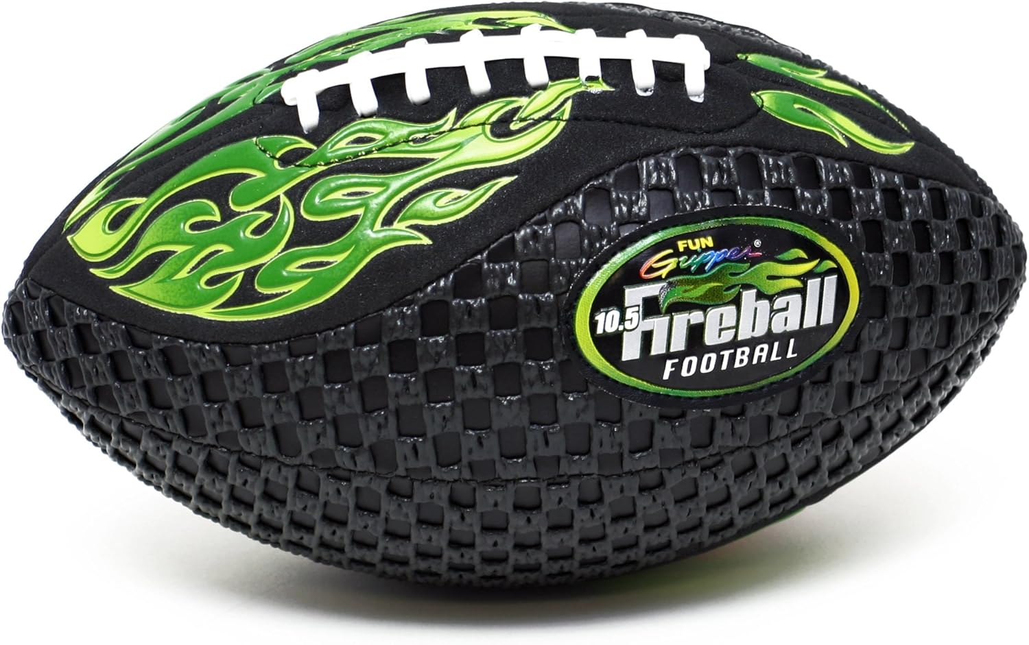 Fireball 10.5 Jr (Junior Size 9-12) Football Neon Green for Young Adults by: Saturnian I P.E Supplier