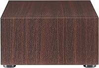 Vista 6 de Crosley CR3501A-MA Fleetwood Retro Alarm Clock FM Radio and CD Player with Stereo Bluetooth Speakers, Mahogany