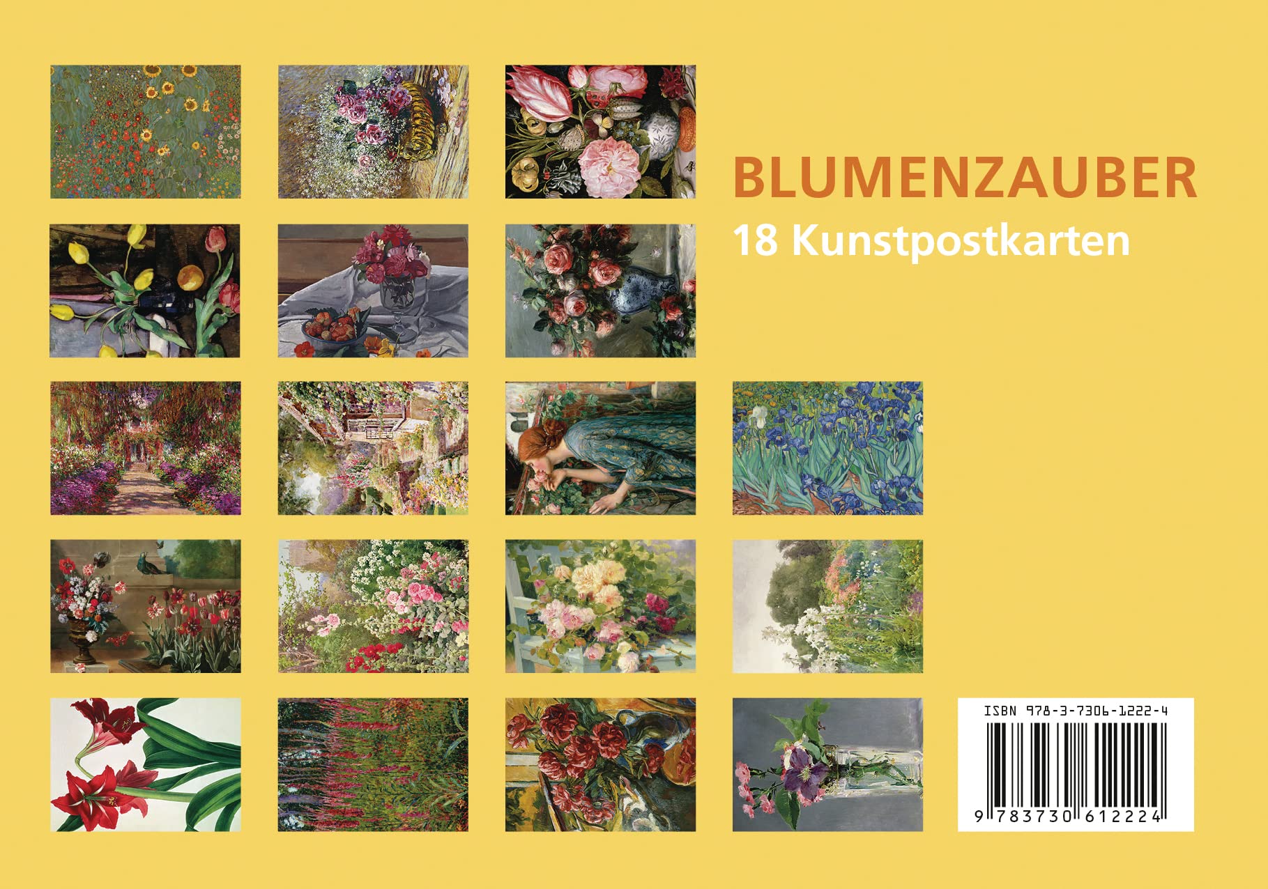 Postkarten-Set Blumenzauber: 18 Kunstpostkarten aus hochwertigem Karton.: 45