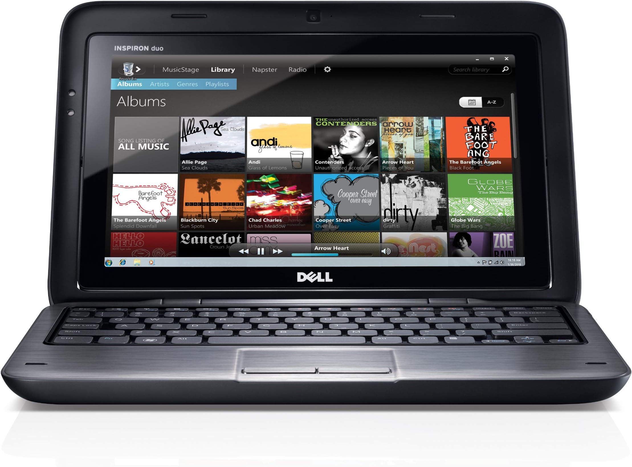 Dell Inspiron DUO iD-4495FNT Laptop with Docking Station (Foggy Night) [Discontinued By Manufacturer]