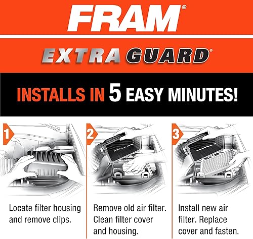 Miniatura 6 de Filtro de aire de panel flexible con protección extra FRAM CA8756.