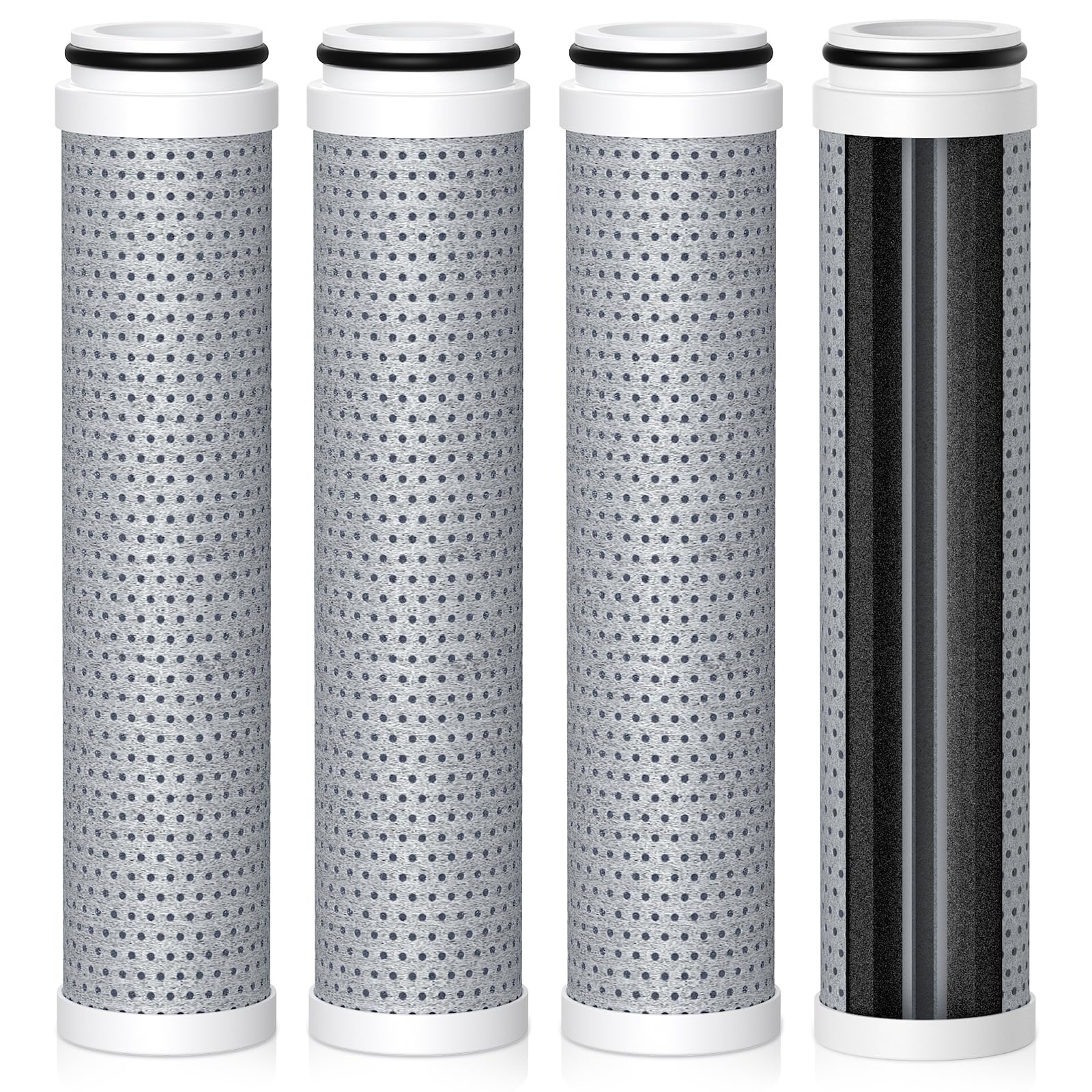 Filtro de ducha de carbono compatible con cabezal de ducha de mano Cobbe