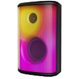 BUGANI Bluetooth Speaker, 80W Portable Wireless Speakers with Punchy Bass and Loud Sound, LED Lights, 15H Playtime, IPX6 Waterproof, Support AUX/TF Card/USB, Big Party Speaker for Outdoor