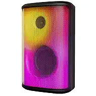 BUGANI Bluetooth Speaker, 120W Portable Wireless Speakers with Punchy Bass and Loud Sound, LED Lights, 15H Playtime, Support AUX/TF Card/USB, IPX6 Waterproof, Big Party Speaker for Outdoor