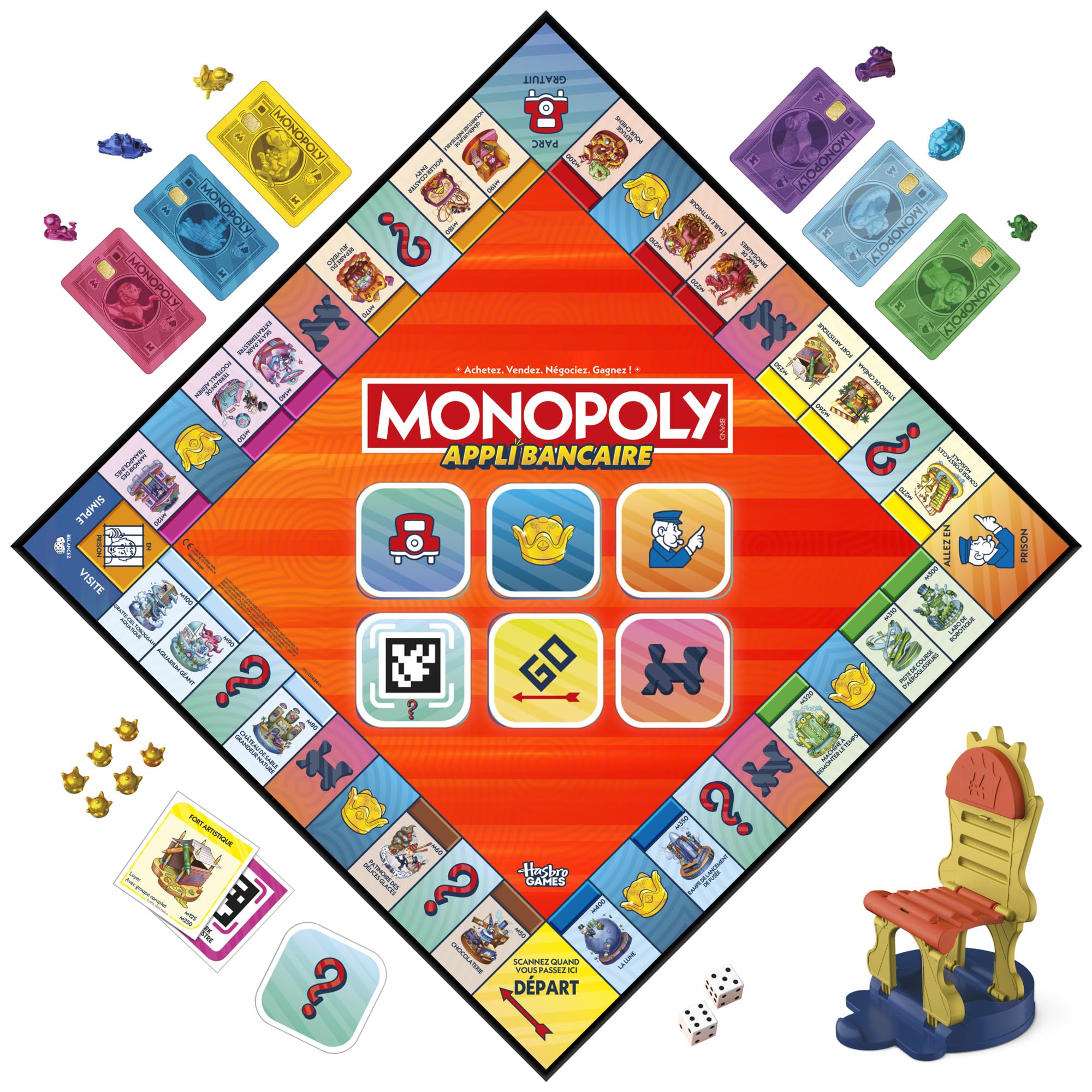 Monopoly Banking App, gioco da tavolo con app per dispositivi smartphone, dagli 8 anni in su