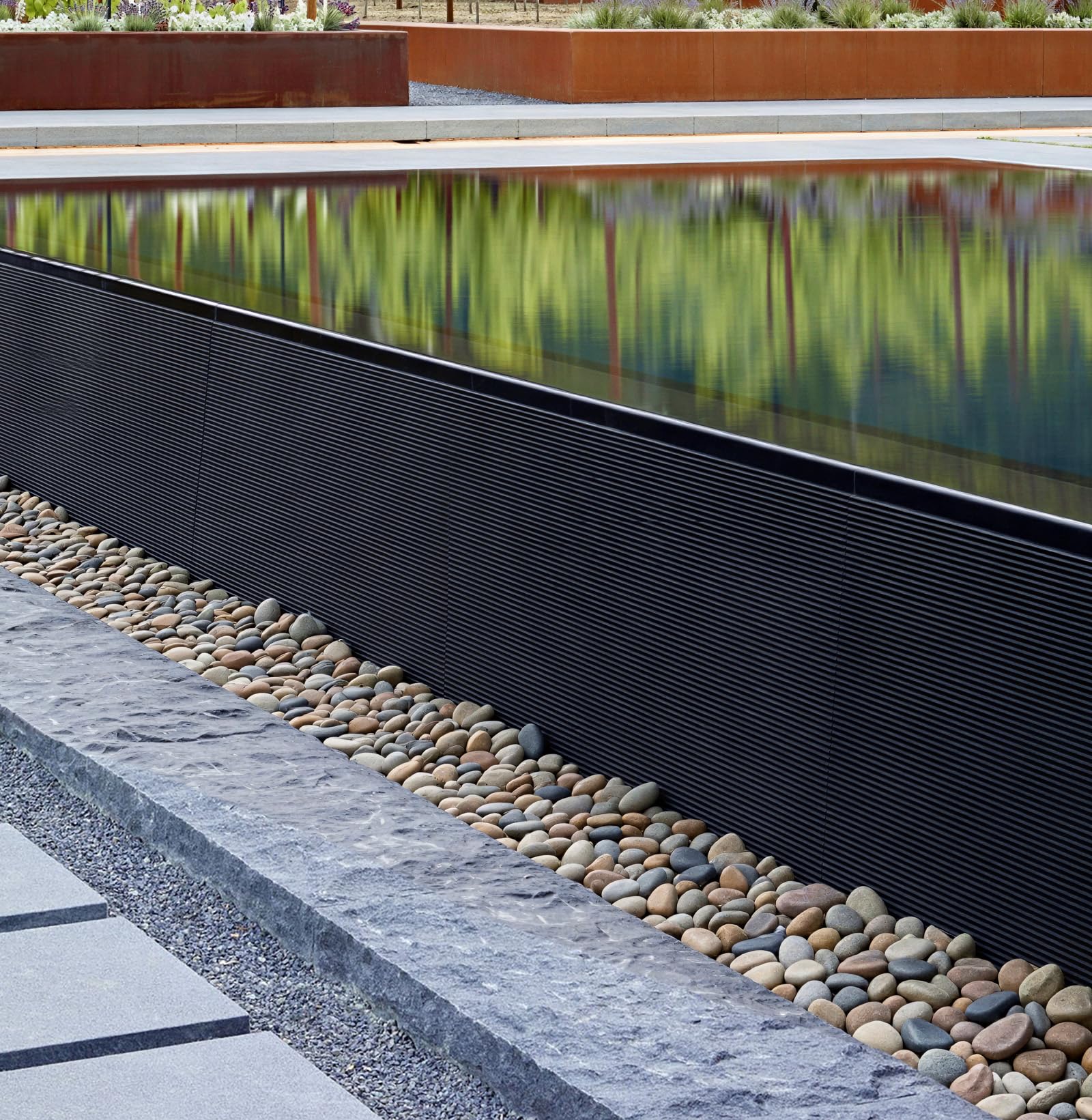 Pulovin 20 lbs River Rocks for Landscaping, Planters, 2'-3' Garden Rocks — product photo
