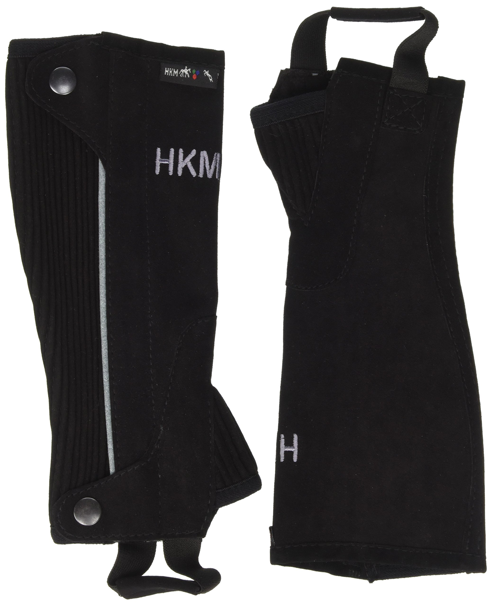 HKM Ghette Per Cavalli Supersoft – Nero, Taglia Unica Con Velcro