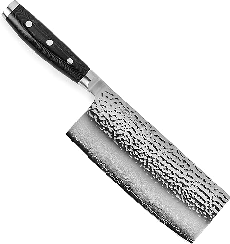 Enso HD Hammered Damasco 7-Inch chino cuchillo de chef
