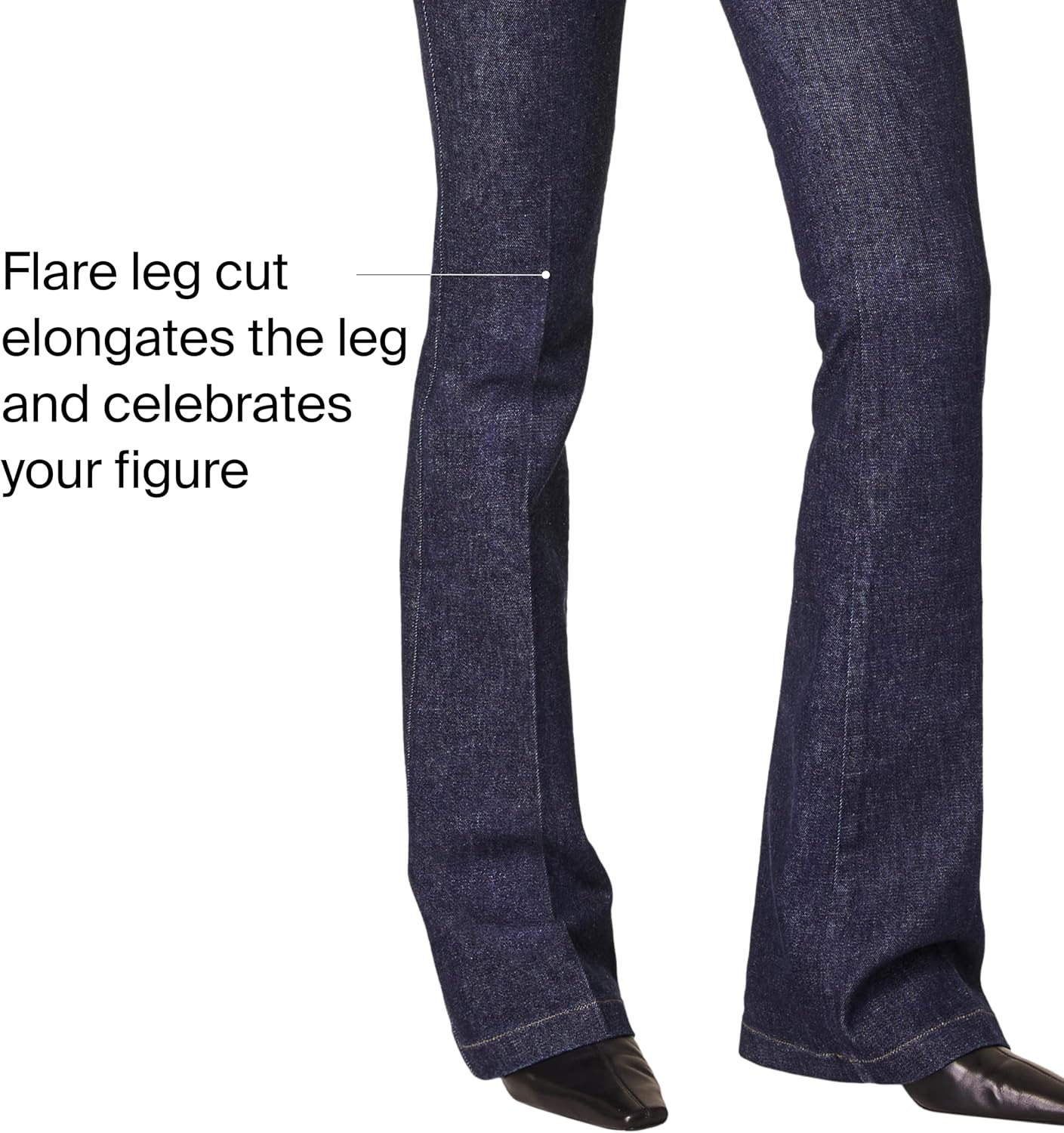 SPANX SPANXshape Original EveryWear Flare Jeans - Core Shaping for Women - High-Rise - Pull-On Denim - Image 4