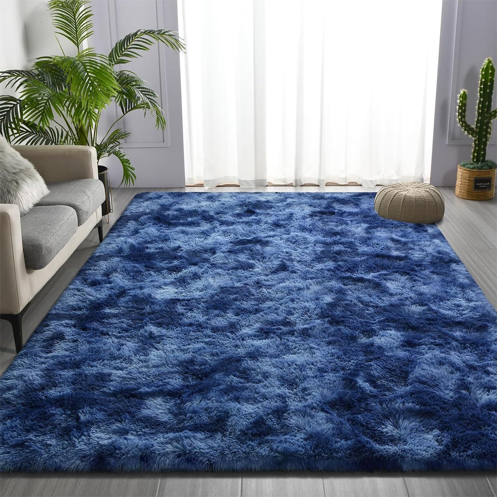 Tapis de chambre doux et moelleux avec dessous antidérapant