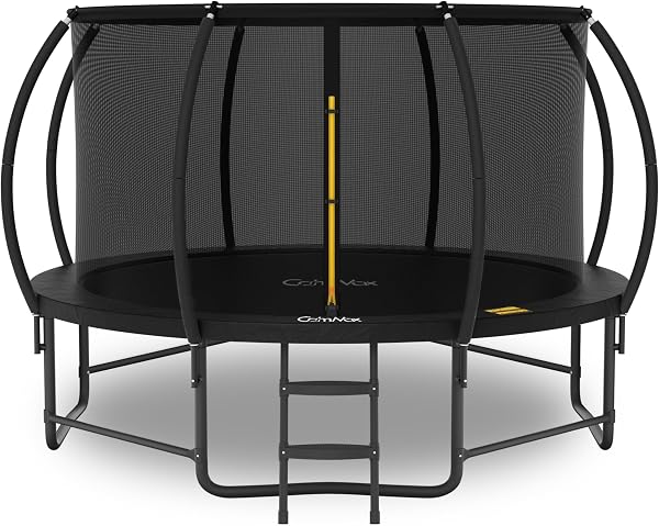 16FT Trampoline with Safety Enclosure, Anti-Rust Coating – ASTM Certified, Heavy-Duty Outdoor Trampoline with Ladder â