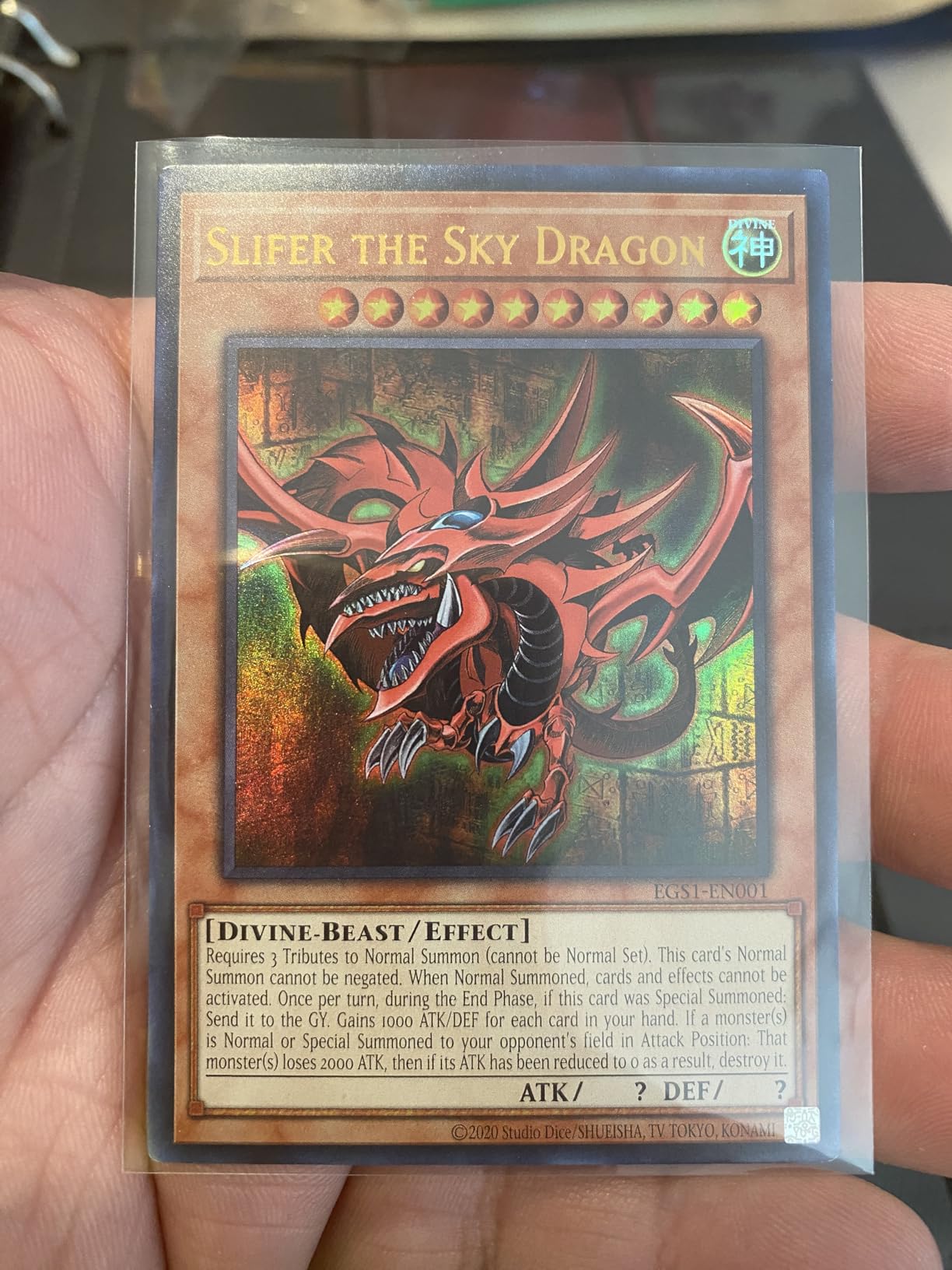 yu gi oh cards sleeves Dark Exodia Card Sleeves Japanese Size (Holographic) / Black / 25 Sleeves main image 1