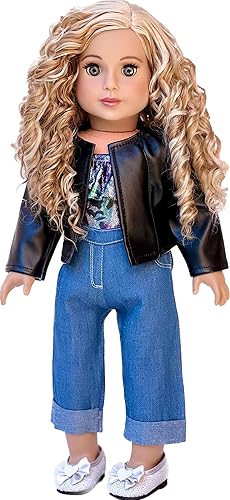 Miniatura 6 de Ultimate Playset – Ropa para muñecas de 18 pulgadas – 6 piezas – Mezcla y combina trajes con zapatos – Traje de baño, falda, blusa, pantalones,