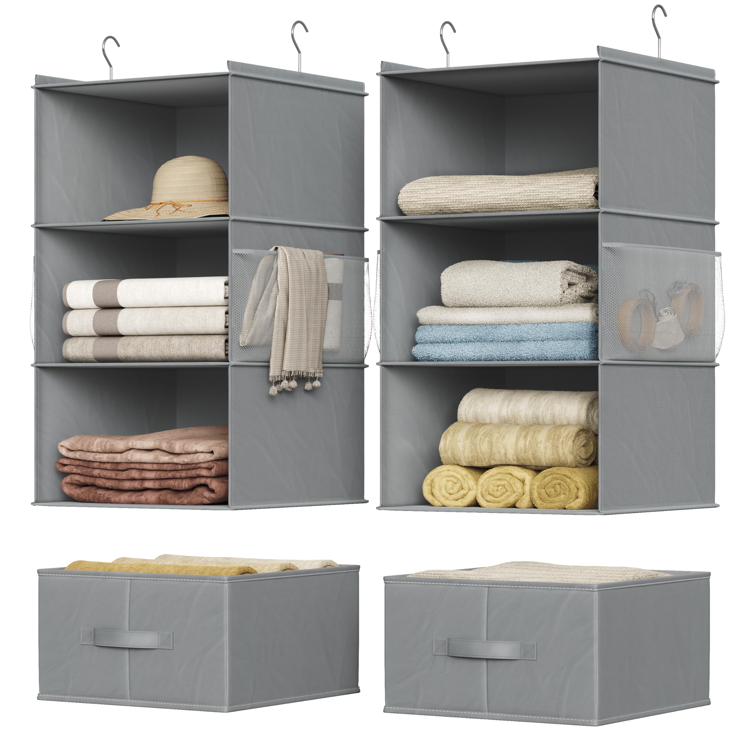 Amazon.com: LayerSpace Space-Saving Hanging Closet Organizer with ...