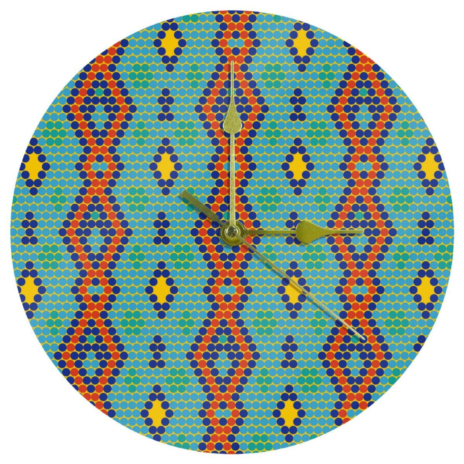 Horloge murale ronde pour bureau et école favorisant la concentration