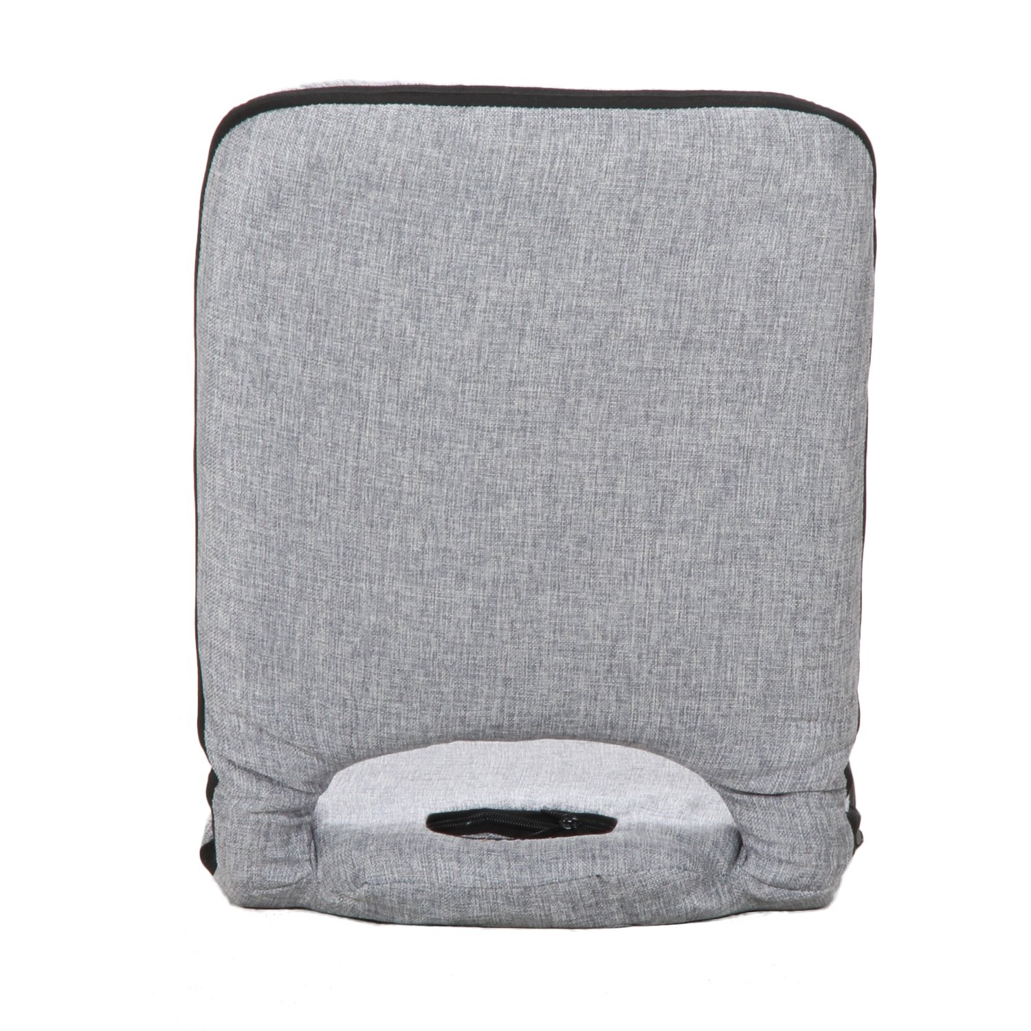 Amazon｜不二貿易 座椅子 幅40×奥行56~98.5×高さ7~53cm グレー