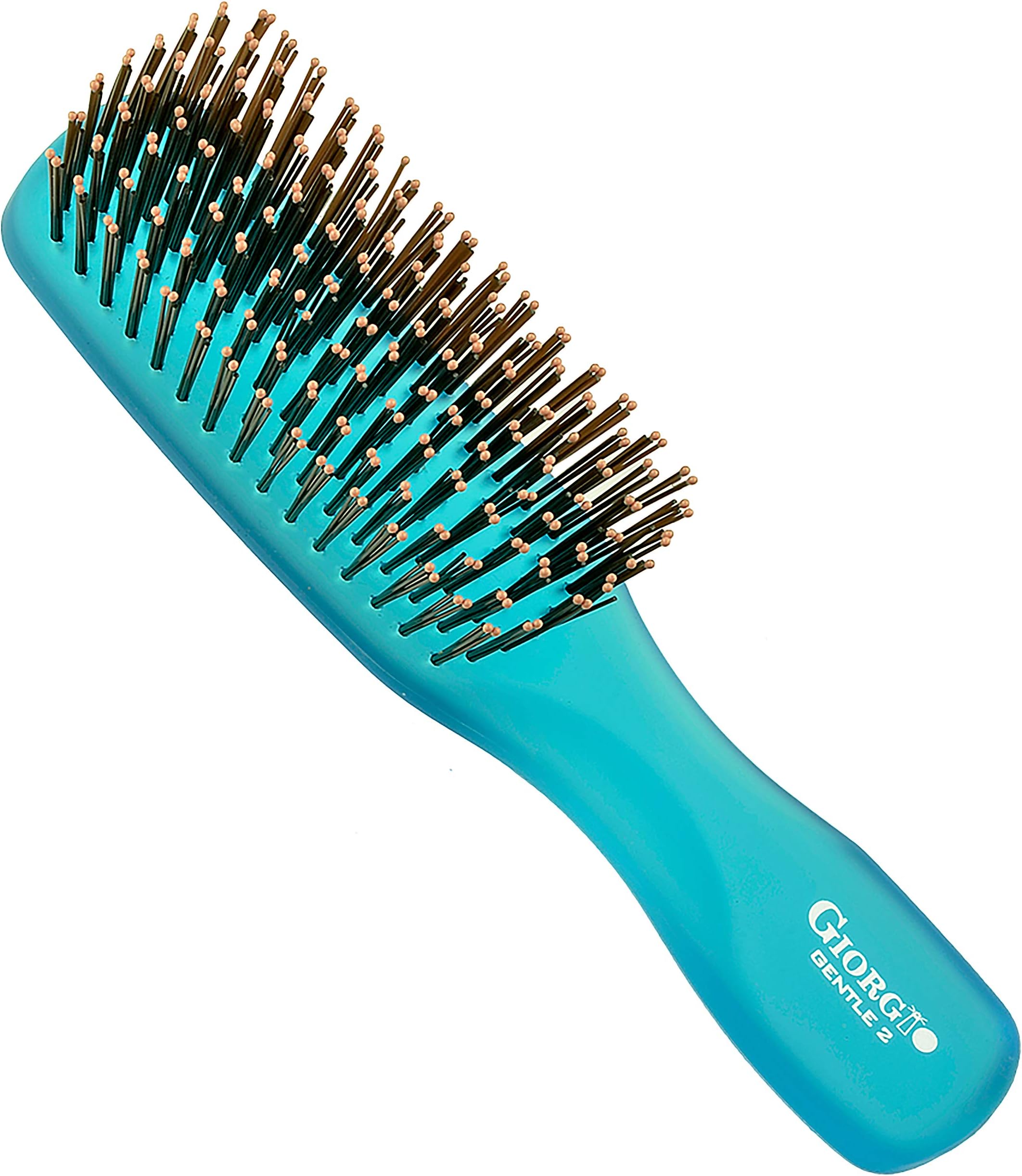 Gentle Mini Hair Brush for Men and Detangler Hair Brush for Thick Hair Dual