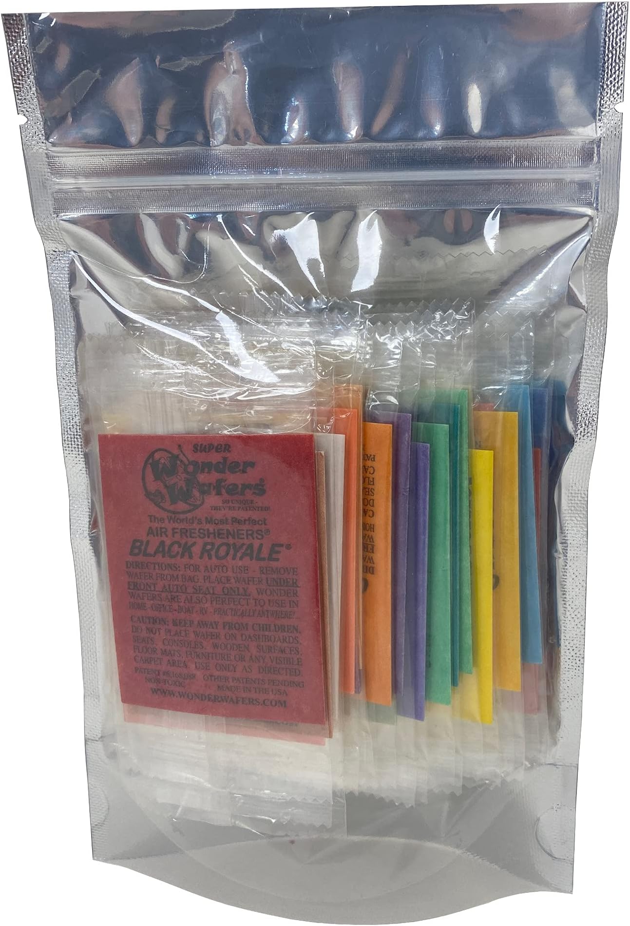 Car Air Freshener, Sample Pack, Resealable Vapor Barrier Bag, Includes All 24 Scents (24 Pack)