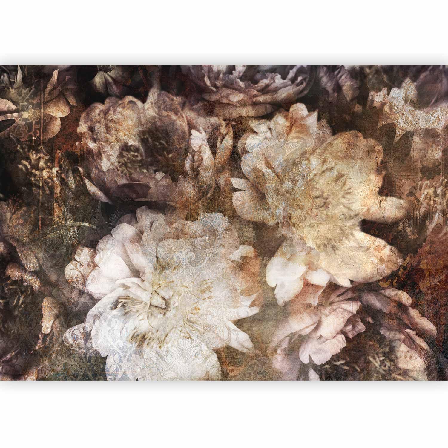 murando - Papier Peint Panoramique Intissé Chambre, Fleurs, 400x280 cm
