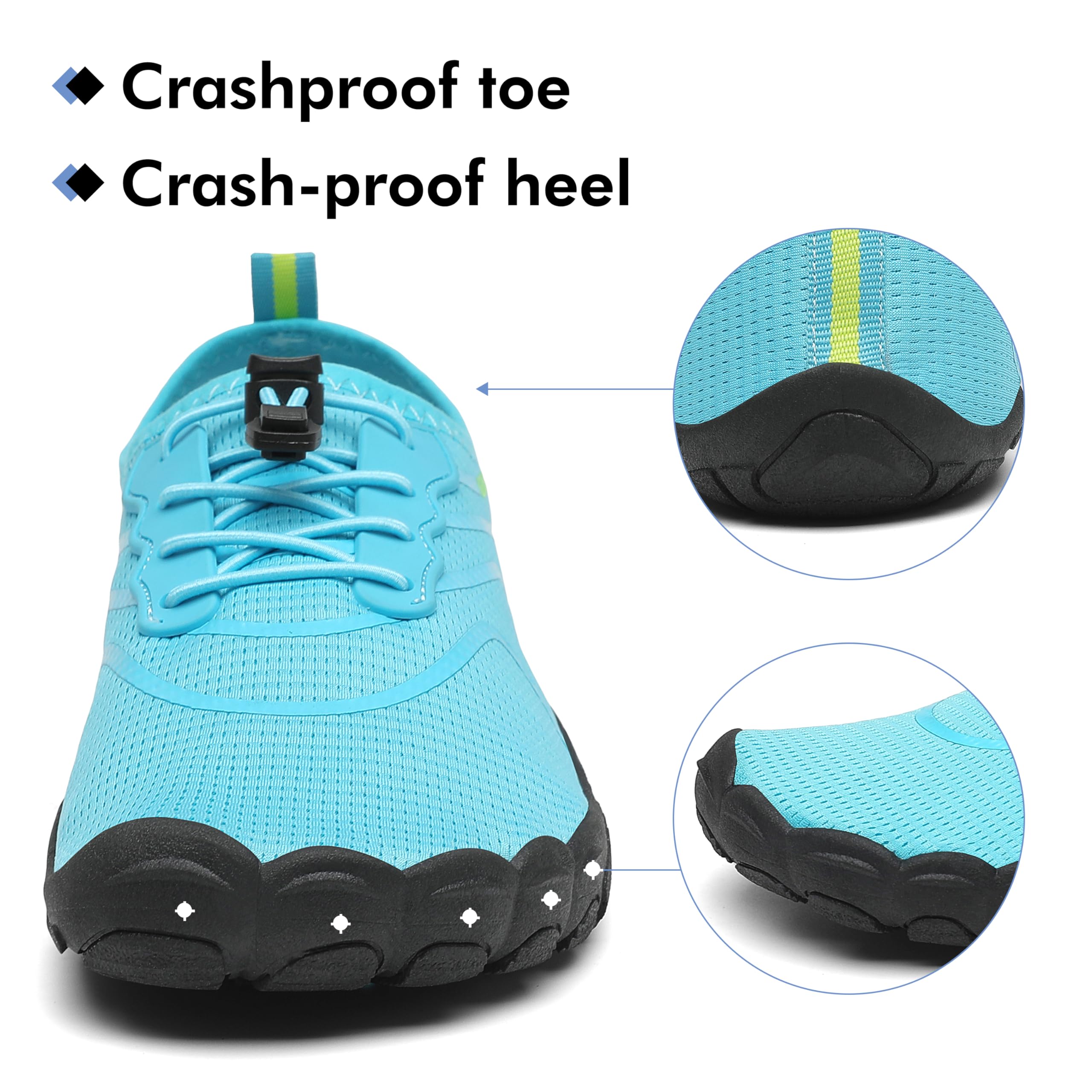 Mishansha Barefoot Escarpines Hombre Verano Zapatos de Agua Mujer