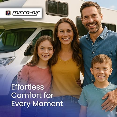 Vista 22 de MICRO-AIR - Termostato digital EasyTouch con WiFi o Bluetooth, programable y confiable, termostato Dometic para autocaravana, exteriores