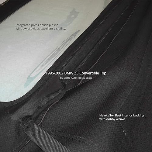 Miniatura 5 de Techo convertible OEM original Twillfast II para BMW Z3, con vidrio de plástico incluido, Azul