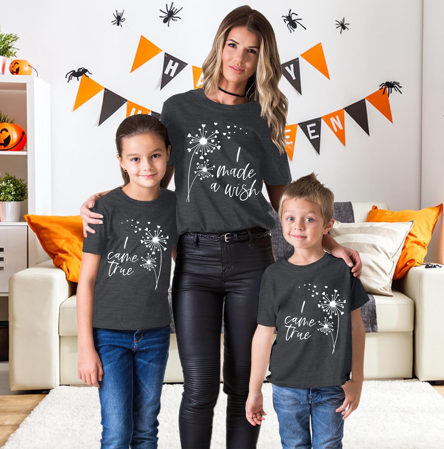 Mom and Daughter Matching Outfits I Made a Wish Mommy and Me Shirts Mom and Baby Matching Shirt - Image 4