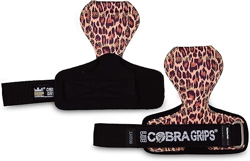 Miniatura 3 de Guantes de levantamiento de pesas, correas de alta resistencia Cobra Grips PRO, alternativa a los ganchos de levantamiento para peso muerto, con