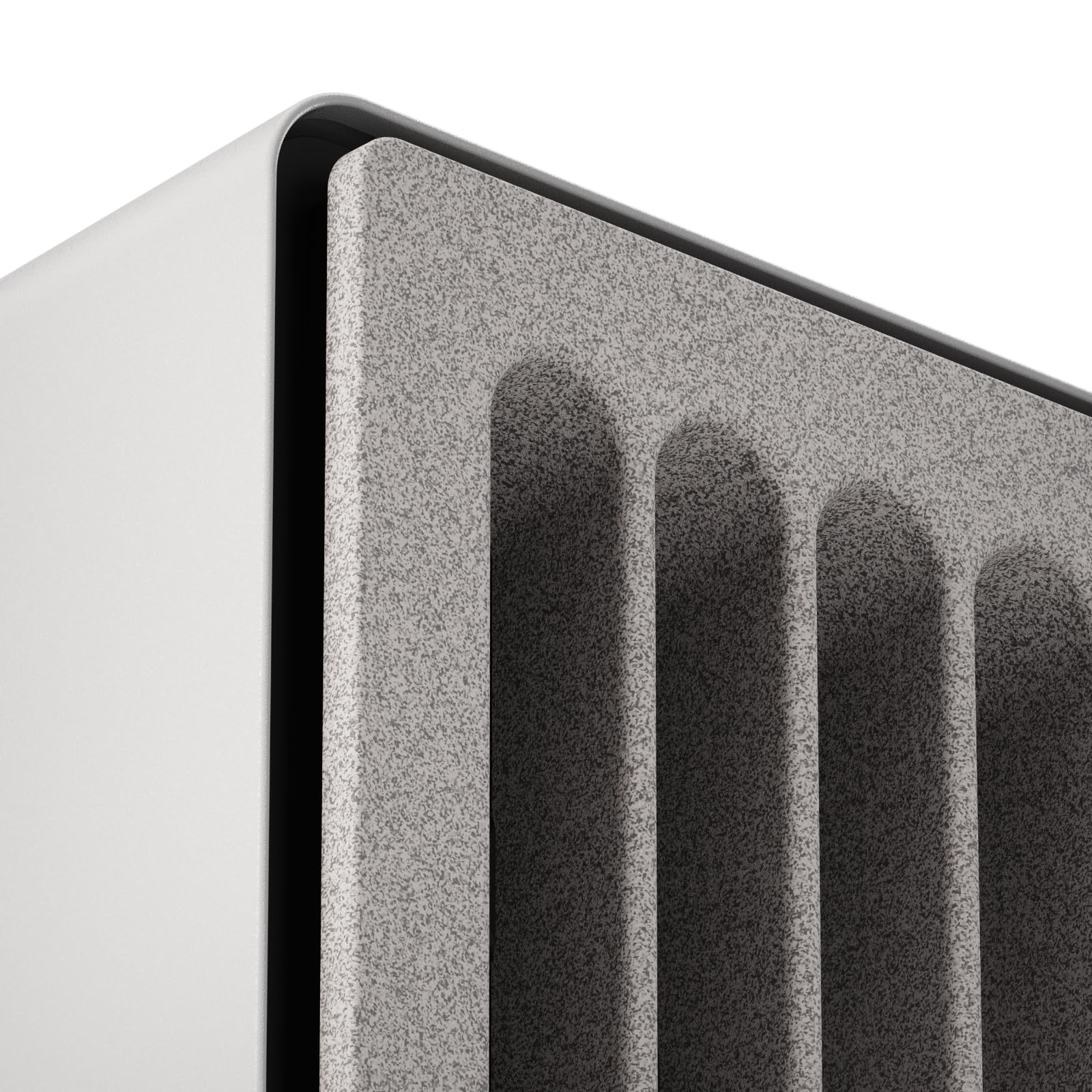 HAVN BF 360 Flow High Airflow ATX Mid Tower PC Case, Semi-Open SGCC Steel Frame, SimpliCable Cable Management, 2X 180mm Fan, 1x 140mm Fan 360mm Radiator Mounts, Magnetic Panels – White