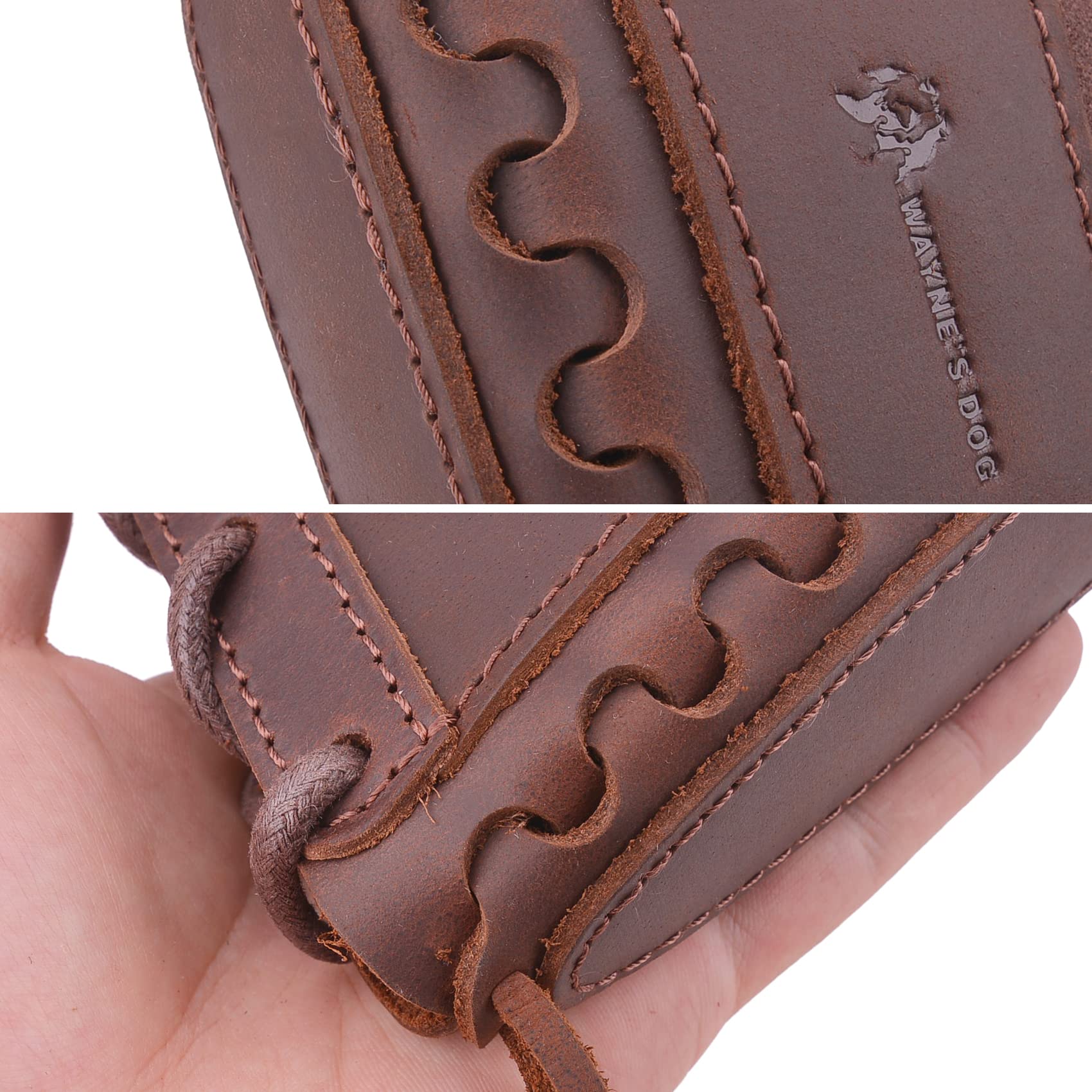 Tas Trost Leder Canvas Slip-On Recoil Reducing Pad für Gewehre Schrotflinten rutschfeste Buttstock Pad