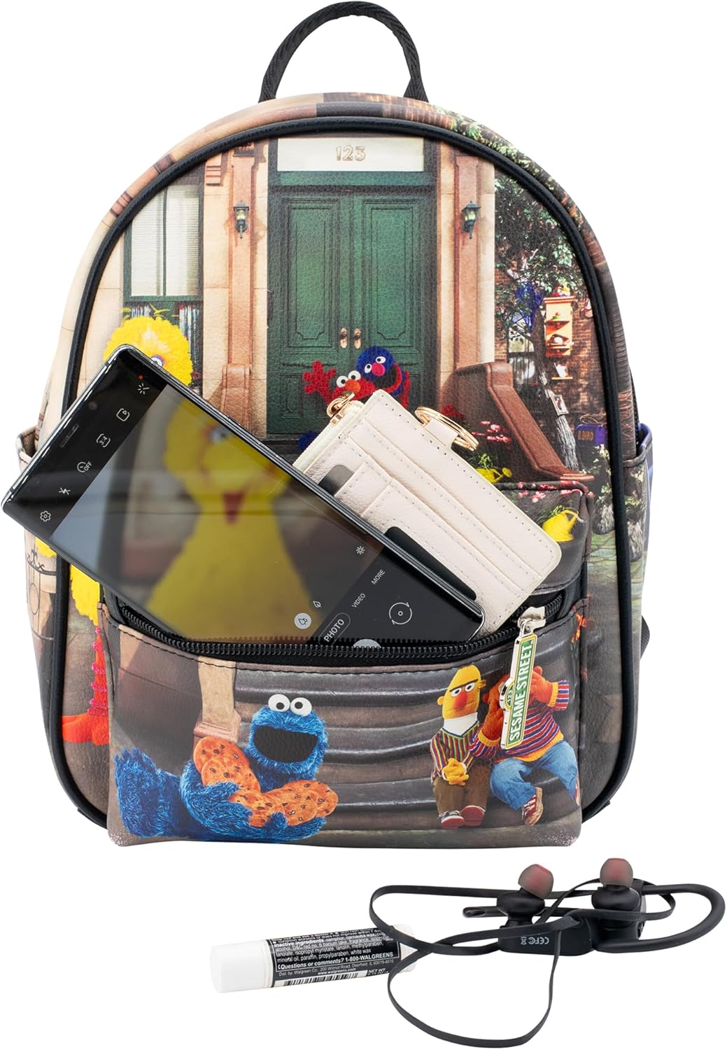 AI ACCESSORY INNOVATIONS Sesame Street Stoop Fun 10.5 Inch Mini Backpack - Image 4