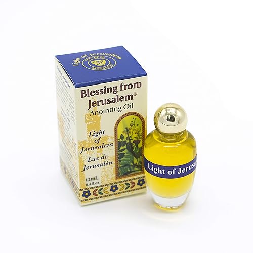 Ein Gedi Aceite de Unción 0.4 fl oz - 0.4oz de Holyland Jerusalén (Luz de Jerusalén)